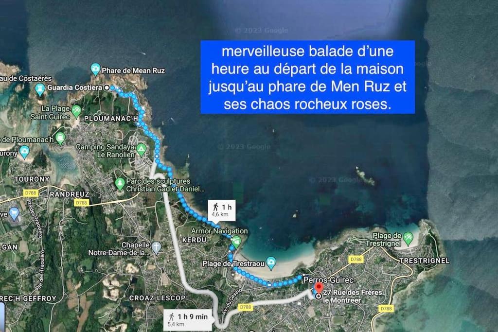 Maison Perros-Guirec 2 Chambres, Plages Et Centre Ville. 6 Pers. Esterno foto
